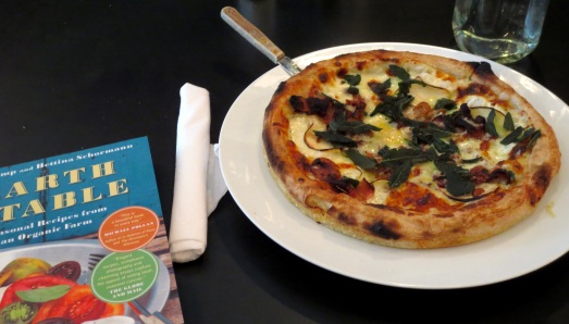 pizza + book